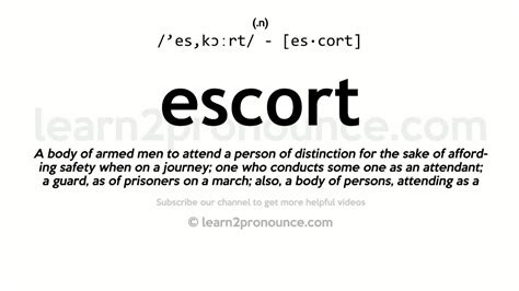 arti escort|Escort Definition & Meaning